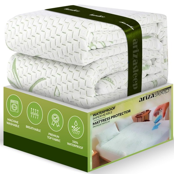 Ariza Sleep Waterproof Full Mattress Protector - Rayon Made from