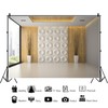 CSFOTO 6x4ft Office Backdrop French Windows Business Room Workplace Screen