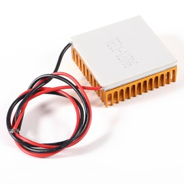 ALAMSCN 2PCS TEC1-12706 Thermoelectric Cooler Cooling Peltier Plate Module 12V 6A 60W Thermoelectric Peltier Cooler + 2PCS Heatsink 40 x 40mm