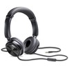 Compucessory CCS15165 Tangle-Free Headset with Microphone Black