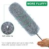 Microfiber Feather Duster with Extendable Pole, 100-inch Extra-Long Dusters Telescoping