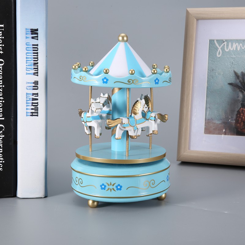 Merry GO Round Music Box Carousel Gift Christmas Wedding Birthday