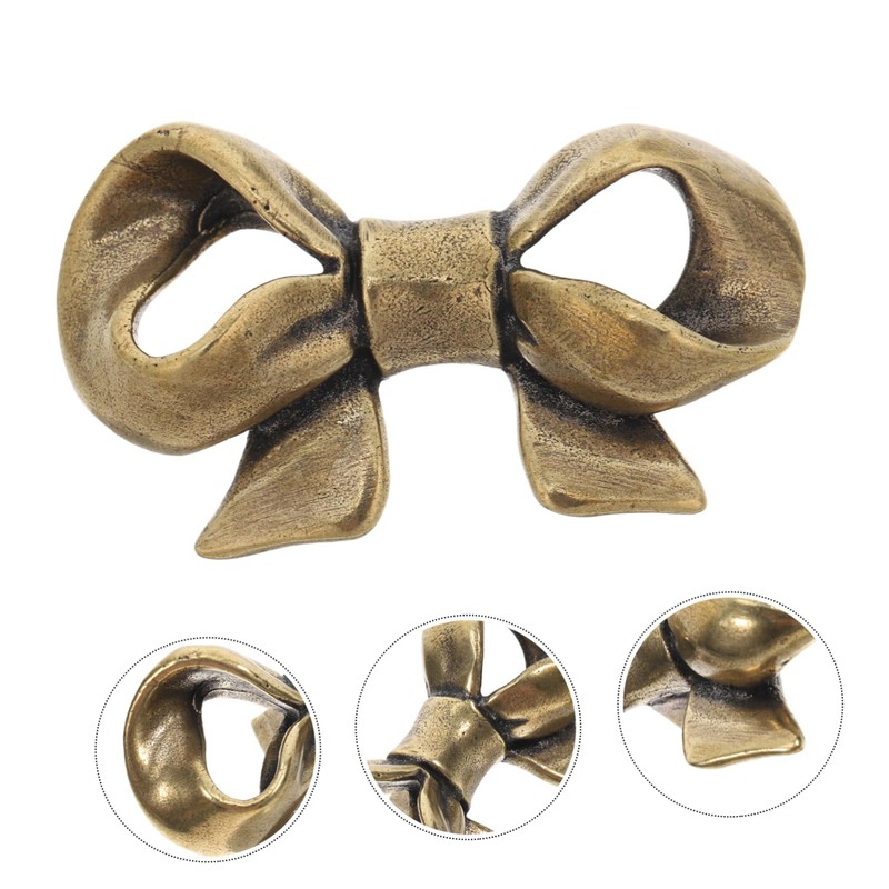 WHAMVOX Metal Bow Tie Handle Bow Door Pulls Vintage Knobs
