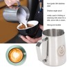 Milk Frothing Pitcher Stainless Steel Frother Jug Mixing Cup Pot