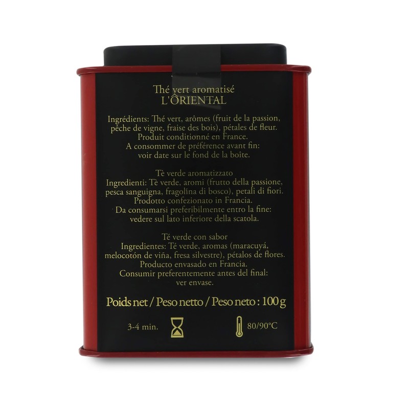 L'Ôriental, Passion Fruit-Flavoured Green Tea, 100g / 3.52oz Loose Leaf