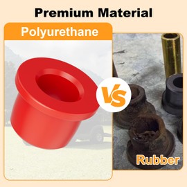 ANSHIN Golf Cart Front Bushing Kit with Polyurethane Bushings & Sleeves for 2004-Up Club Car Precedent, Includes Front Lower Spring & Upper A Arm, Replace Parts 102289901, Complete Suspension Upgrade