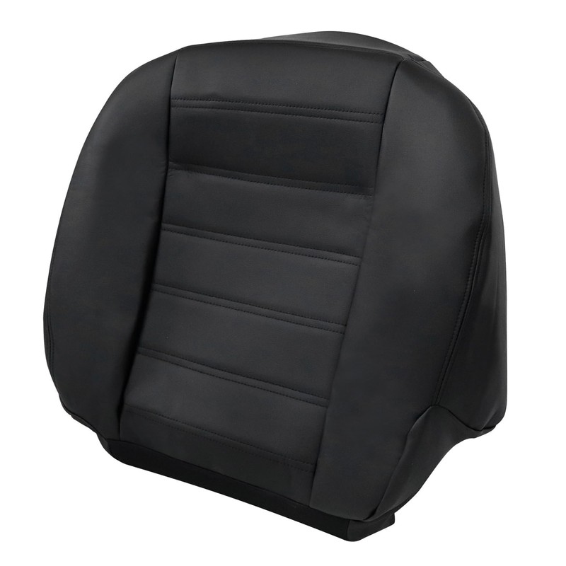 NLQR Driver and Passenger Bottom Replacement Seat Covers Microfiber Leather