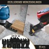MaxAwe 31 PCS Multitool Bla-des, Titanium Oscillating Saw Bla-des Set