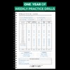 CADDENT GOLF Log Book - Wire-Bound Golf Notebook and Golf
