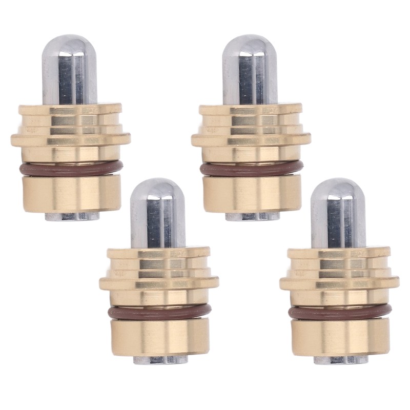 4PCS Joystick Handle Button Head Rubber Sealing Metal Push Rod