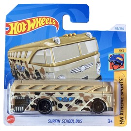 Hot Wheels - Surfin 'School Bus - HW Xtreme Sports 4/5 - HTB99 - Short Card - SE Bikes - Mattel 2024 - 1:64