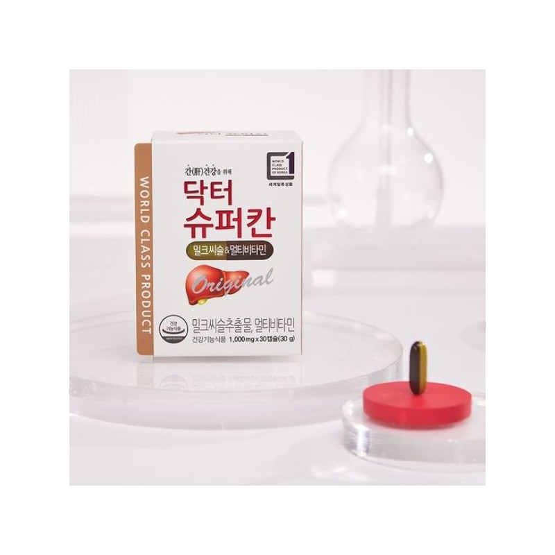 Dr. Super Can 현 빈 닥터슈퍼칸 밀크씨슬멀티비타민 8개월분 GIFT 실리마린