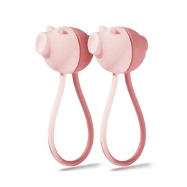 Lead Trend Cable Band Wrap Clip Zoo Animal Series Earphone Wiring etc. Cute (Pink Pig xd72)
