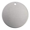 RMP Stamping Blanks, 1-1/2 Inch Round with Hole, Aluminum 0.063