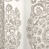 Lush Decor, Gray Evelyn Medallion Light Filtering Window Curtain Panel