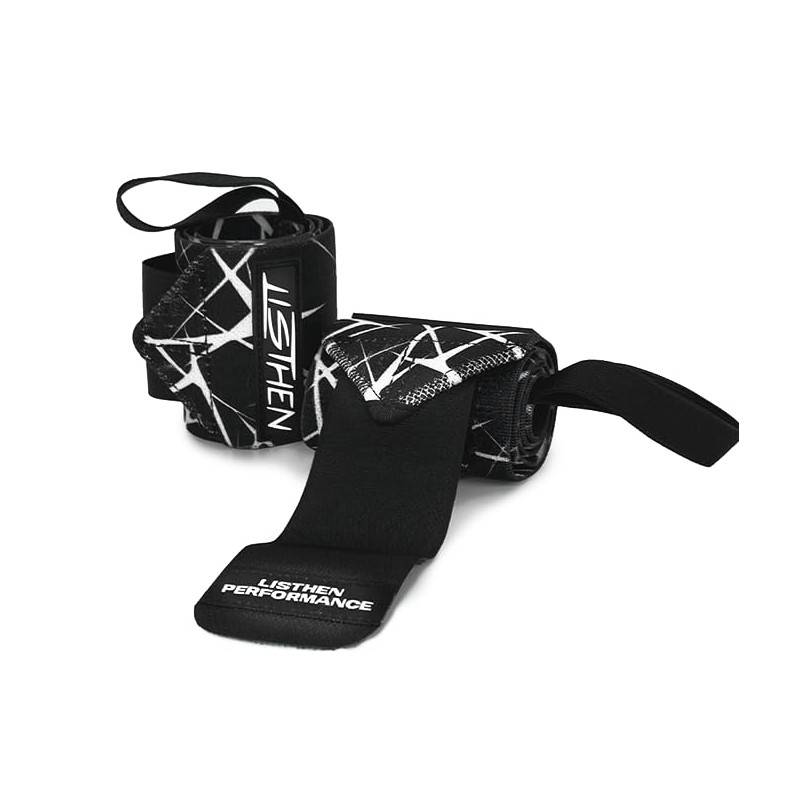 LISTHEN Gym Wrist Wraps for Weightlifting, Elastic Wrist Wraps with