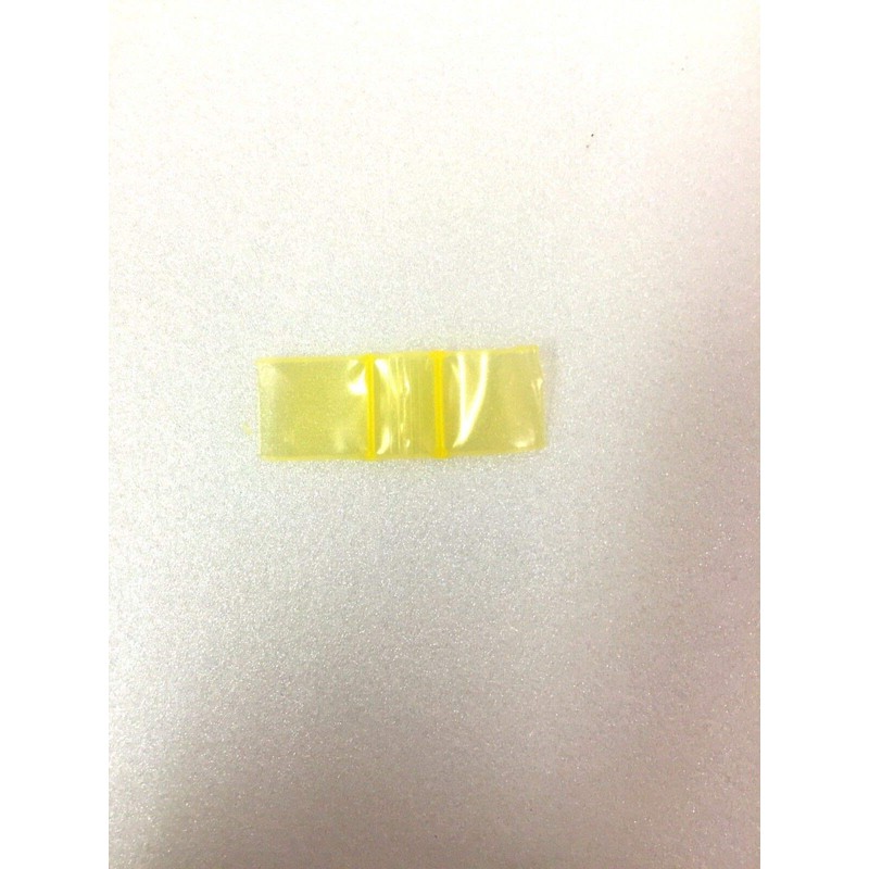 1212 (1/2"X1/2") Yellow Color Apple Brand Mini Resealable Baggies, Case