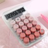 Cute Calculator with Transparent Gradient Appearance Easy to Read Screen