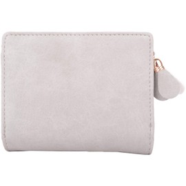 Womens Soft Faux Leather RFID Protected Money/Coin/Card Holder/Purse - Grey