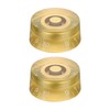 sourcing map 2PCS Guitar Top Hat Bell Knobs, Volume Tone