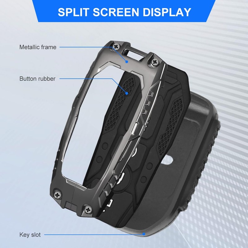 Key Fob Cover Metal Key Shells Protective Case Compatible with
