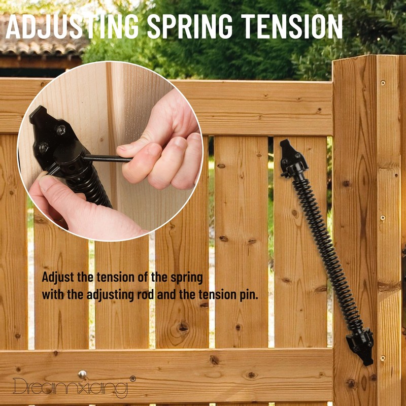 14" Gate Spring Self Closing Heavy Duty Outdoor Door Spring