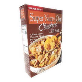 Trader Joe's Super Nutty Oat Clusters Cereal Net Wt. 20 Oz - Pack of 1