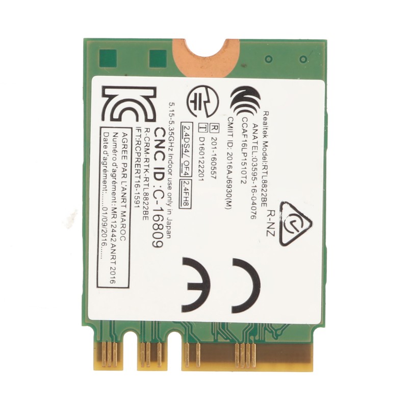 RTL8822BE Network Card 01AX712 433Mbps WiFi Bluetooth 4.0 M.2 NGFF