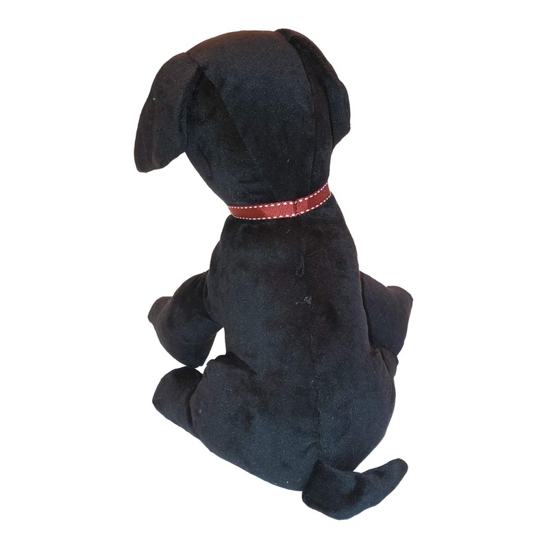 Samuel Lamont/Celtic Weavers, Black Puppy Dog with Collar Weighted Door