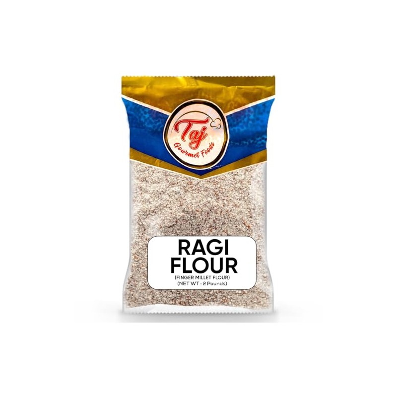 TAJ Ragi Flour, Finger Millet Flour, 2 Pounds