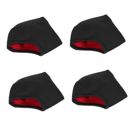 PACKOVE 2Pairs Protective Heel Cushions for Feet Care Comfortable Wearing Covers for Men and Women Flexible Heel Warm Covers for Daily Use and Foot Support