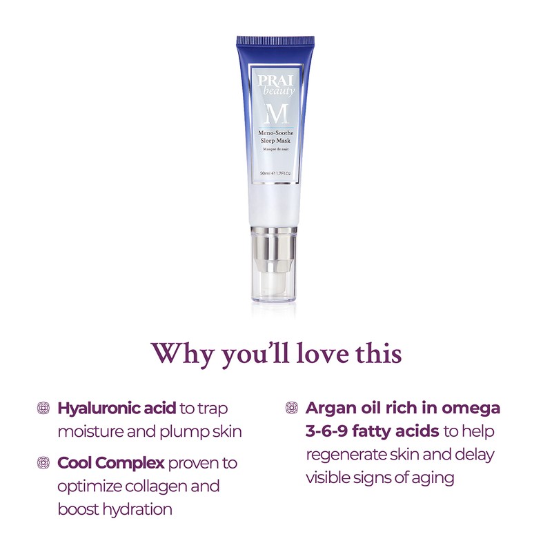 PRAI Beauty M Collection Meno-Soothe Sleep Mask - Anti-Aging &