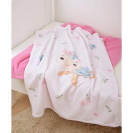 Herding Babybest Microfibre Blanket Little Turtle 75 x 100 cm Polyester Cuddly Blanket