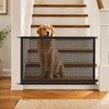 Pet Barrier Gate for Dogs – Foldable Breathable Mesh Fence