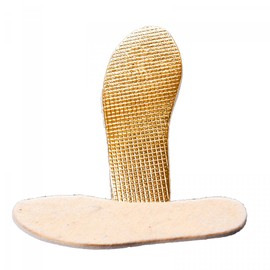 Delux_Fashion Comfort Insoles Gold Gold, gold
