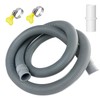 1M Washing Machine Waste Pipe Extension Adapter Kit, Dishwasher Hose