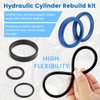 Hydraulic Log Splitter Cylinder Rebuild Seal Kit for 4.5" Bore