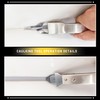 Tijeyi Silicone Caulking Tools Kit Stainless Steel Grout Removal Tool,4