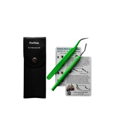 Tick Removal Kit, Precision Stainless Steel Tools, Carry Case, Tick ID Card, Removes All Tick Species and Sizes. Dog, Deer, Lone Star Ticks and Others Meet Their Match with This Premium Set