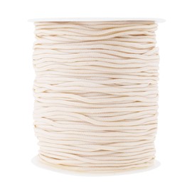 Mandala Crafts 1.8mm Egg Shell Blind Strings Lift Shade Cord - 109 Yards Braided Nylon Cord for Roman Shades, Curtain String, and Blinds Repair or Replacement