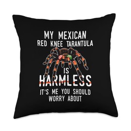 Spider Lover Arachnid Cobweb Terrarium Tarantula Throw Pillow