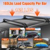 43" Universal Car Roof Rack, Upgraded Adjustable Window Frame Roof