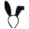 evelay Black Rabbit Ears Hare Headband Fancy Dress Costume Accessory