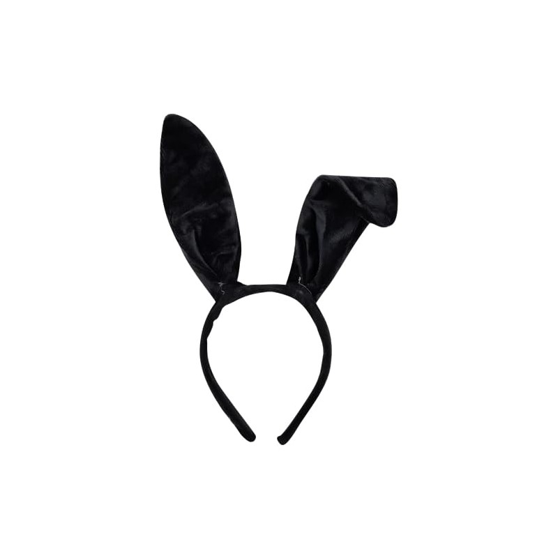 evelay Black Rabbit Ears Hare Headband Fancy Dress Costume Accessory