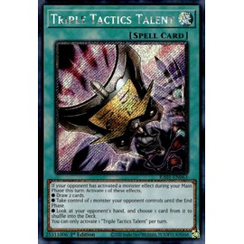 Triple Tactics Talent (Platinum Secret Rare) - RA01-EN063 - Platinum Secret Rare - 1st Edition