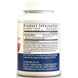 Bionaze Probiótico sinusal oral con BLIS K12 y BL-04 para sinusales, garganta, oreja, nariz, boca, dientes y encías. Cepas clínicamente probadas para mejorar la salud general y el aliento (paquete de 2)