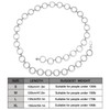 LIMHOO Metal Waist Chain for Women Belly Link Chain Belt