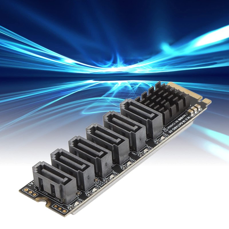 M.2 to SATA3.0 Converter - High-Speed ASM1166 M.2 PCIe to