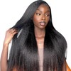 Kinky Straight V Part Wigs Human Hair for Black Women