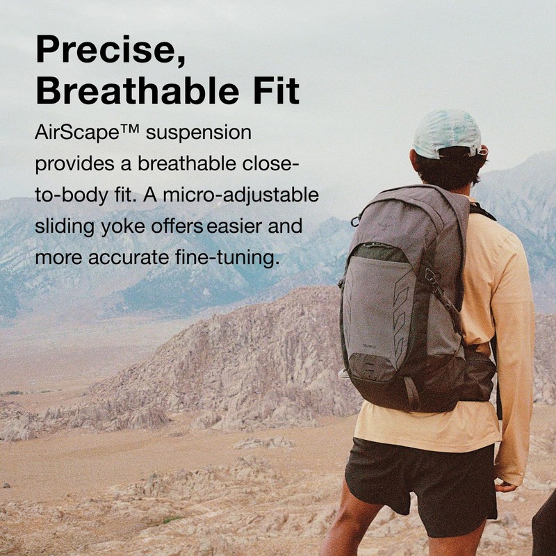 Osprey Talon 22L Men's Lightweight Hiking Backpack with Hipbelt, Black/Coal